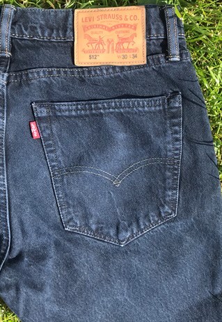 VINTAGE 90'S 512 NAVY SLIM FIT LEVI JEANS