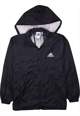 Vintage 90's Adidas Windbreaker Hooded Full Zip Up