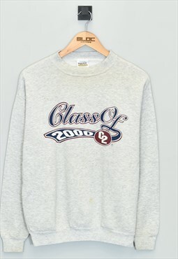 Vintage Class Of 2000 Sweatshirt Grey XSmall 