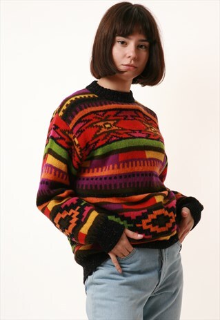90S VINTAGE RARE BENETTON MADE IN ITALY JUMPER 13115