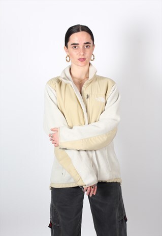 VINTAGE THE NORTH FACE DENALI FLEECE BEIGE