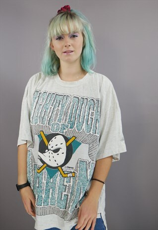 vintage mighty ducks t shirt