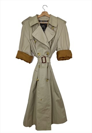 1980-90s rive gauche Over Trench Coat-