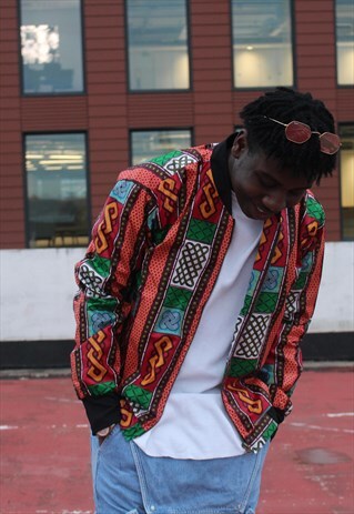AFRICAN PRINT JACKET- FESTIVAL CLOTHING - FESTIVAL JACKET