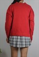 VINTAGE CK CALVIN KLEIN SWEATSHIRT JUMPER W LOGO FRONT 