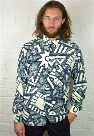VINTAGE 90'S PATTERNED SHIRT