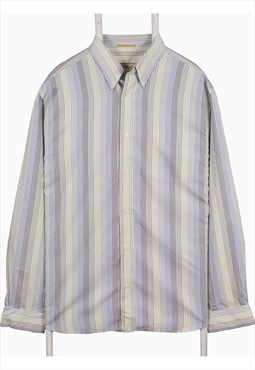 Vintage 90's Eddie Bauer Shirt Striped Long Sleeve Button