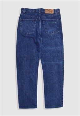 Vintage 1980s Kappa Denim Jeans in Navy Blue