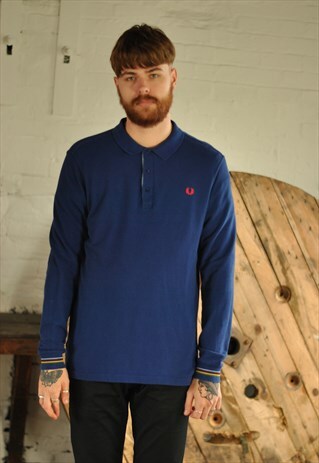 FRED PERRY BRADLEY WIGGINS LONG SLEEVED POLO SHIRT