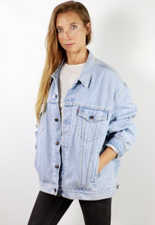 LEVI'S DENIM JACKET LEVIS JEAN JACKET LIGHT BLUE