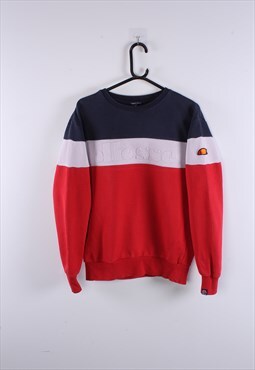 Vintage 90s Colourblock Ellesse Sweatshirt / Sweater.