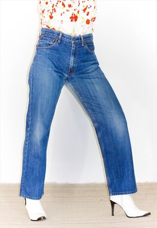 VINTAGE 90'S 503 BLUE WIDE LEG LEVI JEANS