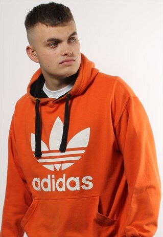 VINTAGE ADIDAS ORIGINALS LOGO HOODIE