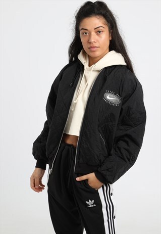 90S NIKE QUILTED BOMBER JACKET