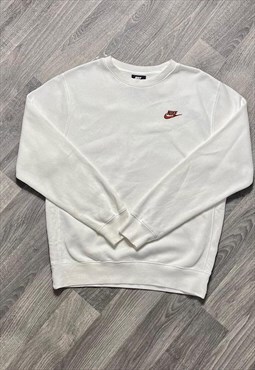 Nike Club Crewneck Fleece White Sweater 