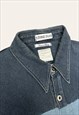 STONE ISLAND SS95 LONG SLEEVE POLO SHIRT M