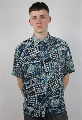 VINTAGE AMAZING 90'S PATTERNED SHIRT