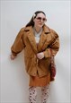 Vintage 80s Oversized Dropped Shoulders Boxy Fit Jacket XL