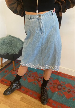 90'S DENIM SKIRT