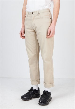 VINTAGE BEIGE WRANGLER DENIM JEANS