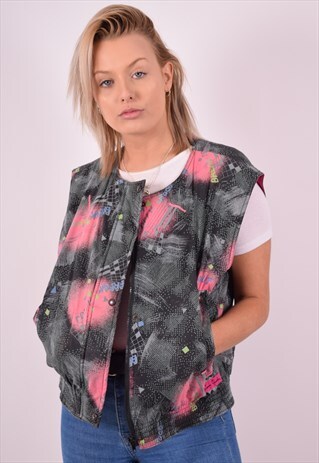 PIERRE CARDIN WOMENS VINTAGE GILET LARGE MULTI 90S