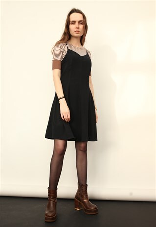 VINTAGE 90'S MINI BLACK DRESS