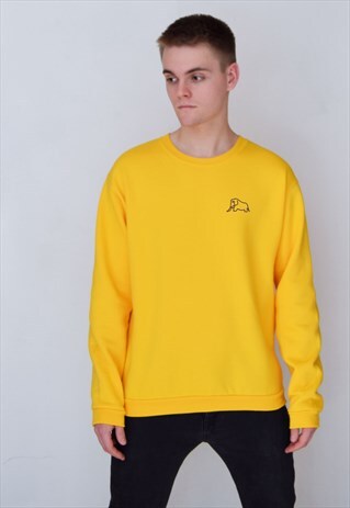 YELLOW ELEPHANT (NAVY) SWEATSHIRT