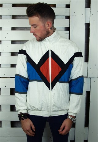 FUNKY PRINT SHELL SUIT UNISEX BOMBER JACKET