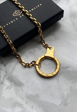 Authentic Louis Vuitton Clasp Pendant- Reworked Necklace