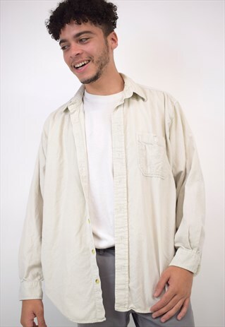 VINTAGE 90S NAF NAF CREAM SHIRT