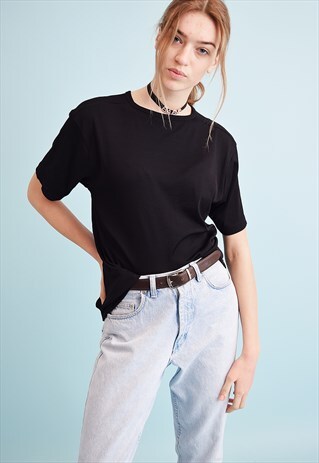 90'S RETRO GRUNGE MINIMALIST OVERSIZED TOP BLOUSE