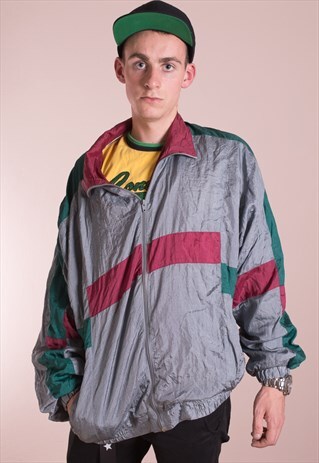 VINTAGE COLOUR BLOCK WINDBREAKER