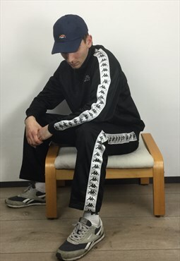 grey kappa tracksuit