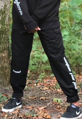 BAAD CARGO TROUSERS BLACK WATCH THE FALL 3M REFLECTIV