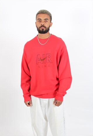 VINTAGE NIKE AIR SWEATSHIRT RED