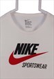 VINTAGE 90'S NIKE T SHIRT SPELLOUT LOGO SWOOSH SINGLE STITCH