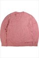 Vintage  Uniqlo Sweatshirt Crewneck Plain Heavyweight Pink