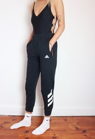 high waisted adidas joggers