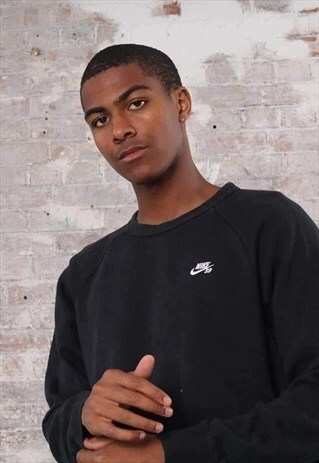 VINTAGE NIKE SB LOGO SWEATSHIRT BLACK