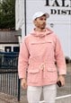 MOUNTAINEERING PULLOVER SMOCK PASTEL PINK