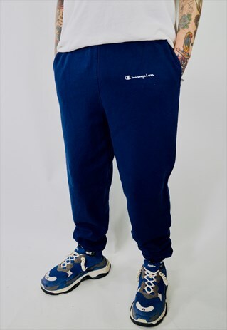 VINTAGE CHAMPION EMBROIDERED CUFFED JOGGERS