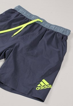 Vintage Adidas Shorts in Navy Sports Swim Trunks Large