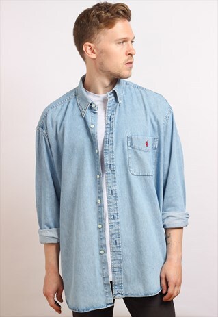 VINTAGE RALPH LAUREN DENIM SHIRT