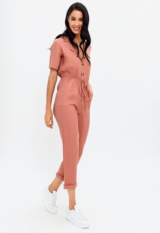ORANGE WOMEN SUMMER JUMPSUIT