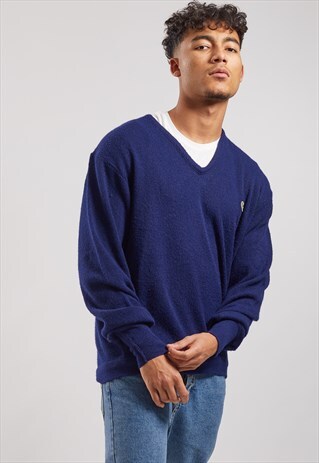 VINTAGE LACOSTE V-NECK JUMPER