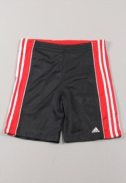 Vintage Adidas Shorts in Black Summer Gym Sportswear Small