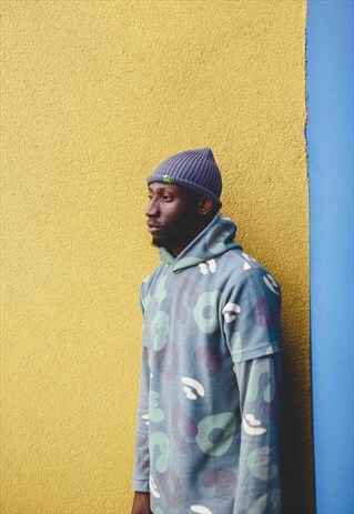 KUNG-FU ROLLUP BEANIE (GREY)