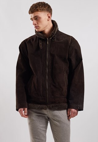 VINTAGE SHEARLING AVIATOR JACKET