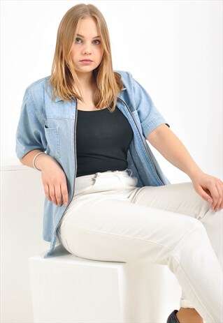 VINTAGE 90'S DENIM SHIRT