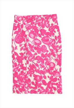 Vintage y2k D&G rose print midi skirt
